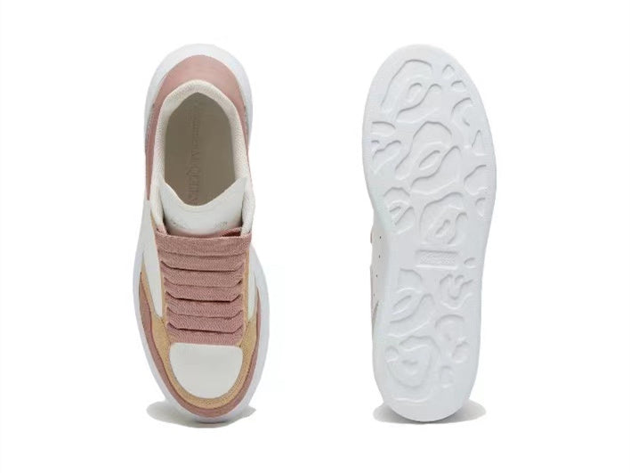 Alexander Mcqueen Women's Oversized Sneaker in White/vanilla/cement