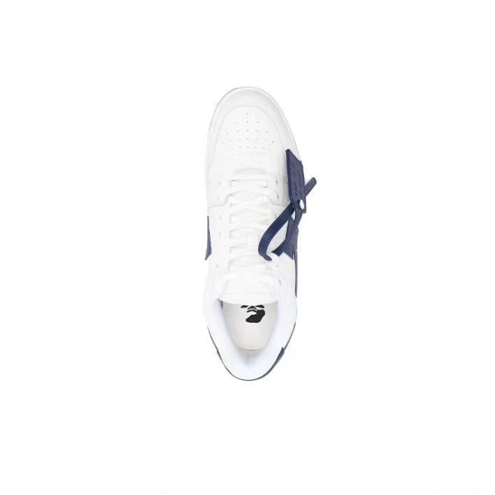 Off White out of office sneaker in white/blue
