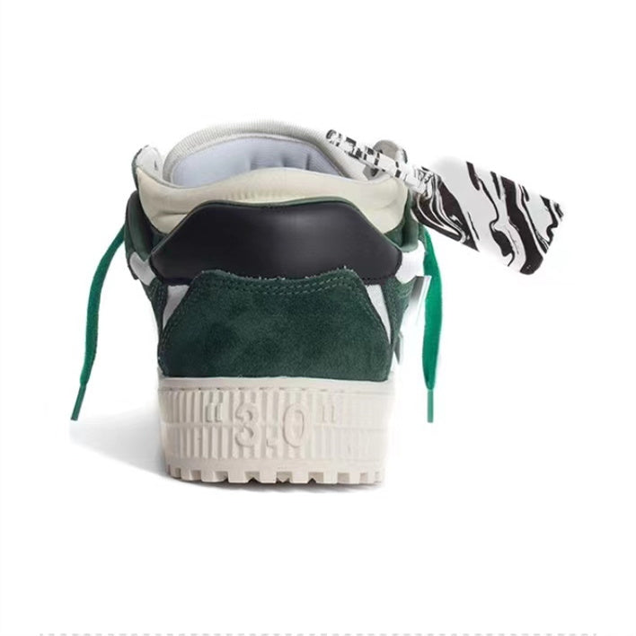 Off White arrow floating low green