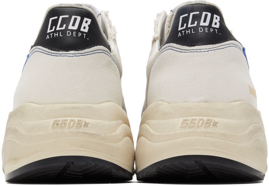 GOLDEN GOOSE Off-White Running Sole Low-Top Sneakers