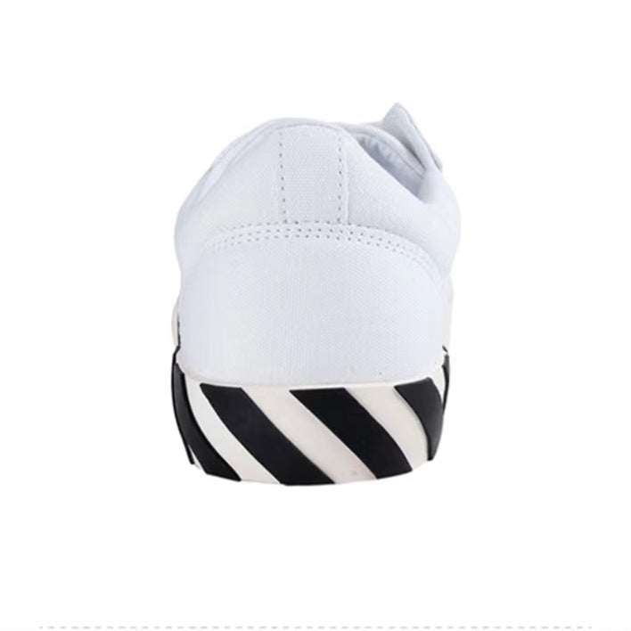 Off White casual sneakers low black/white/red