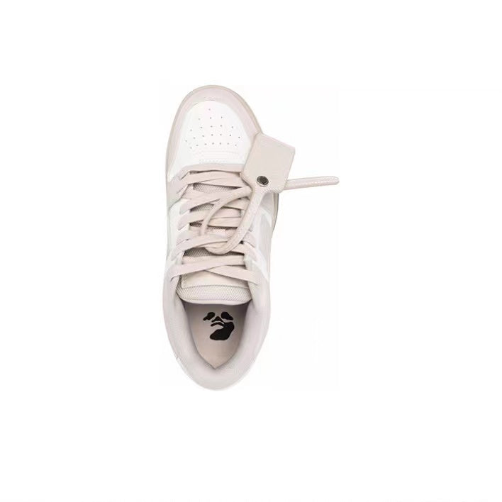 Off White out of office sneaker nude color