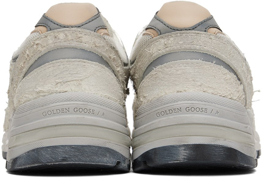 GOLDEN GOOSE White Dad-Star Low-Top Sneakers