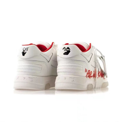 Off White out of office sneaker red/white