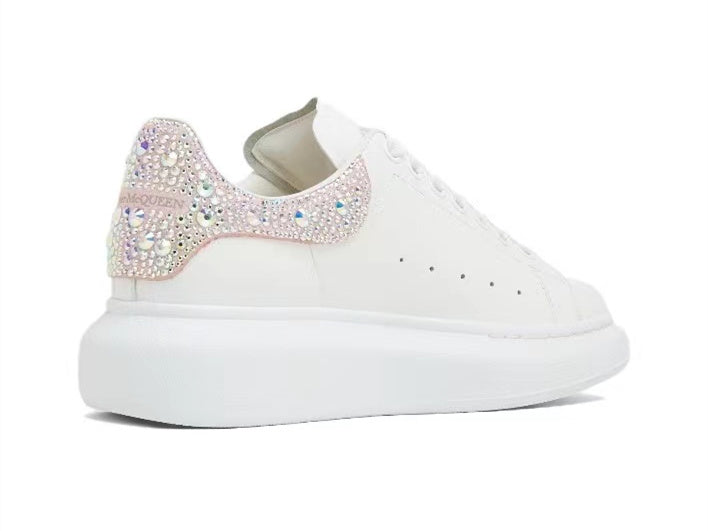 Alexander Mcqueen Women's Oversized Sneaker in White/clay