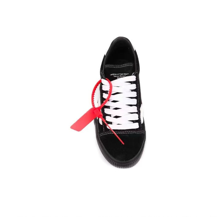 Off White flat shoes low black