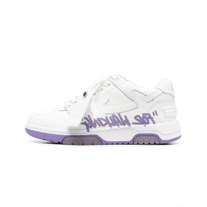 Off White out of office sneaker white/purple