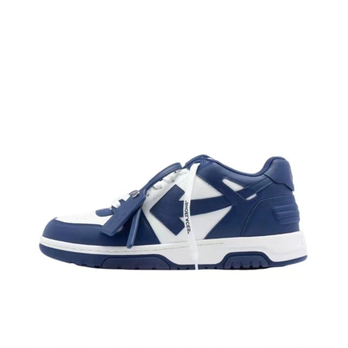 Off White out of office sneaker in dark blue/white