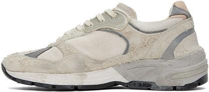 GOLDEN GOOSE White Dad-Star Low-Top Sneakers