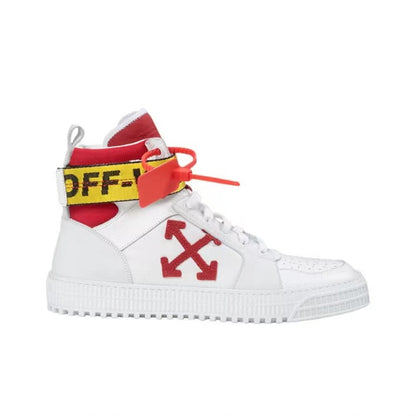 Off White HI  top sneakers 20s white/red