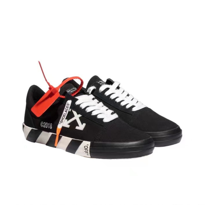 Off White vulc low black