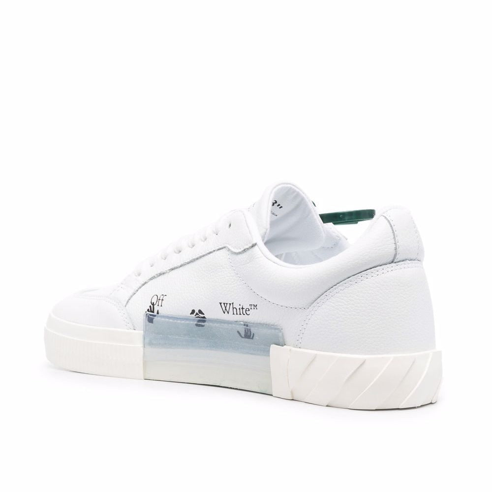 Off White vucanized  casual sneakers low white