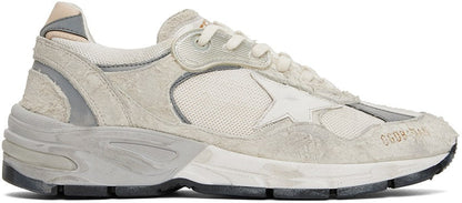 GOLDEN GOOSE White Dad-Star Low-Top Sneakers