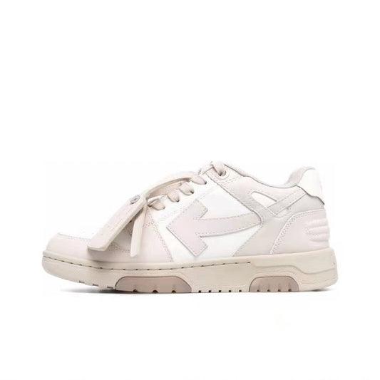 Off White out of office sneaker nude color