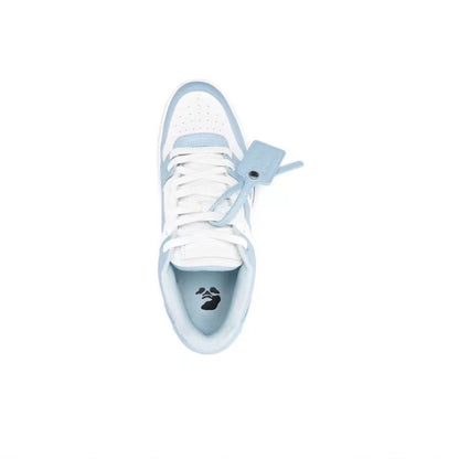 Off White out of office sneaker in light blue/white