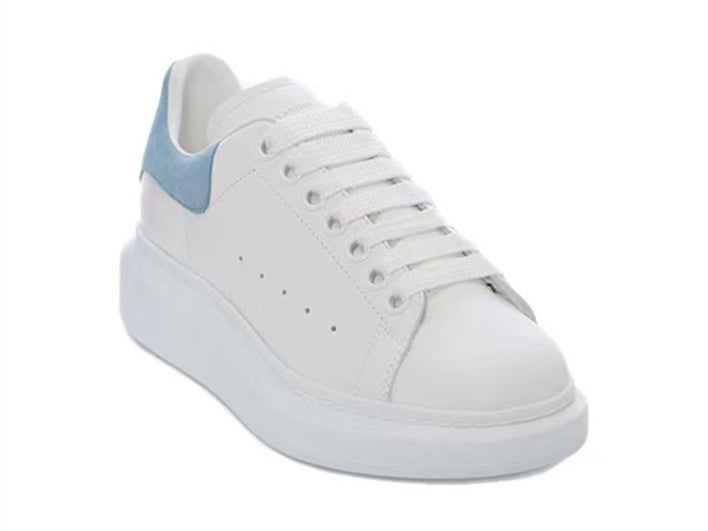 Alexander Mcqueen Women's Oversized Sneaker in White/powder Blue