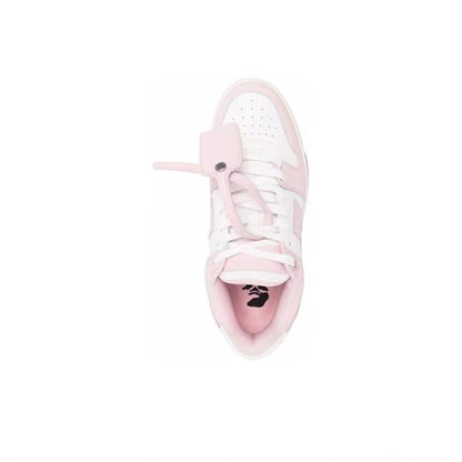 Off White out of office sneaker in white/pink