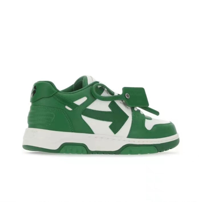 Off White out of office sneaker in white/green