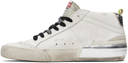GOLDEN GOOSE White Mid Star Classic Sneakers