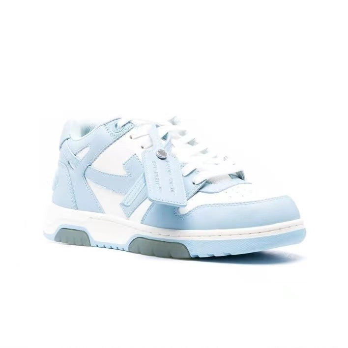 Off White out of office sneaker in light blue/white