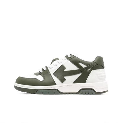 Off White out of office sneaker white/navy green