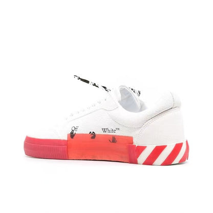 Off White vulcanised Low white/red