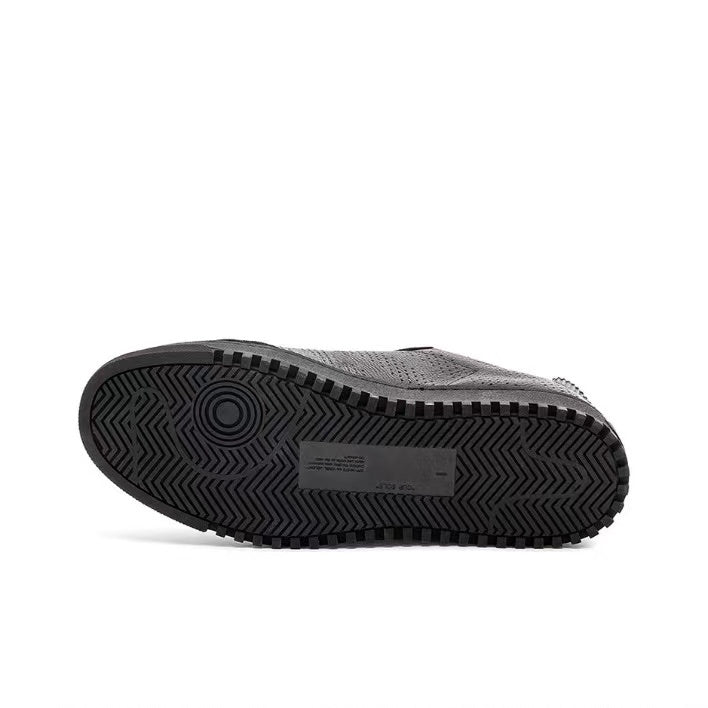 Off White fashion sneakers low black samurai