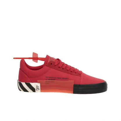 Off White vulc low red
