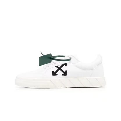 Off White vucanized  casual sneakers low white