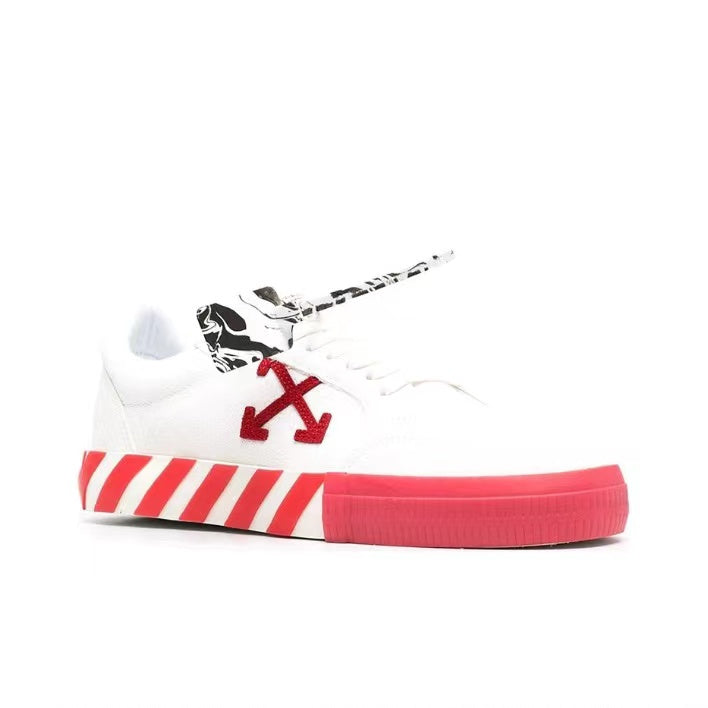 Off White vulcanised Low white/red