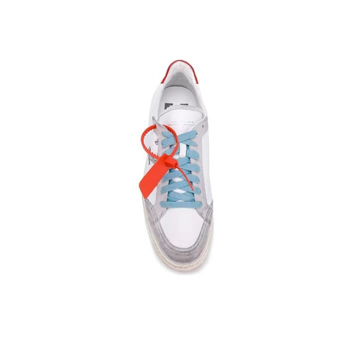 Off White l sneakers Low red/white