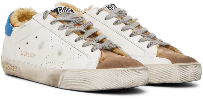 GOLDEN GOOSE White Super-Star Skate Sneakers
