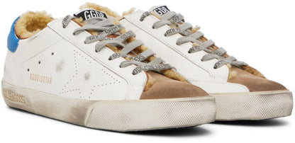 GOLDEN GOOSE White Super-Star Skate Sneakers