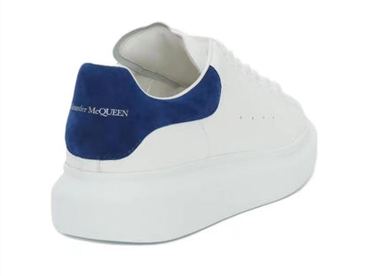 Alexander Mcqueen Women's Oversized Sneaker in White/paris Blue