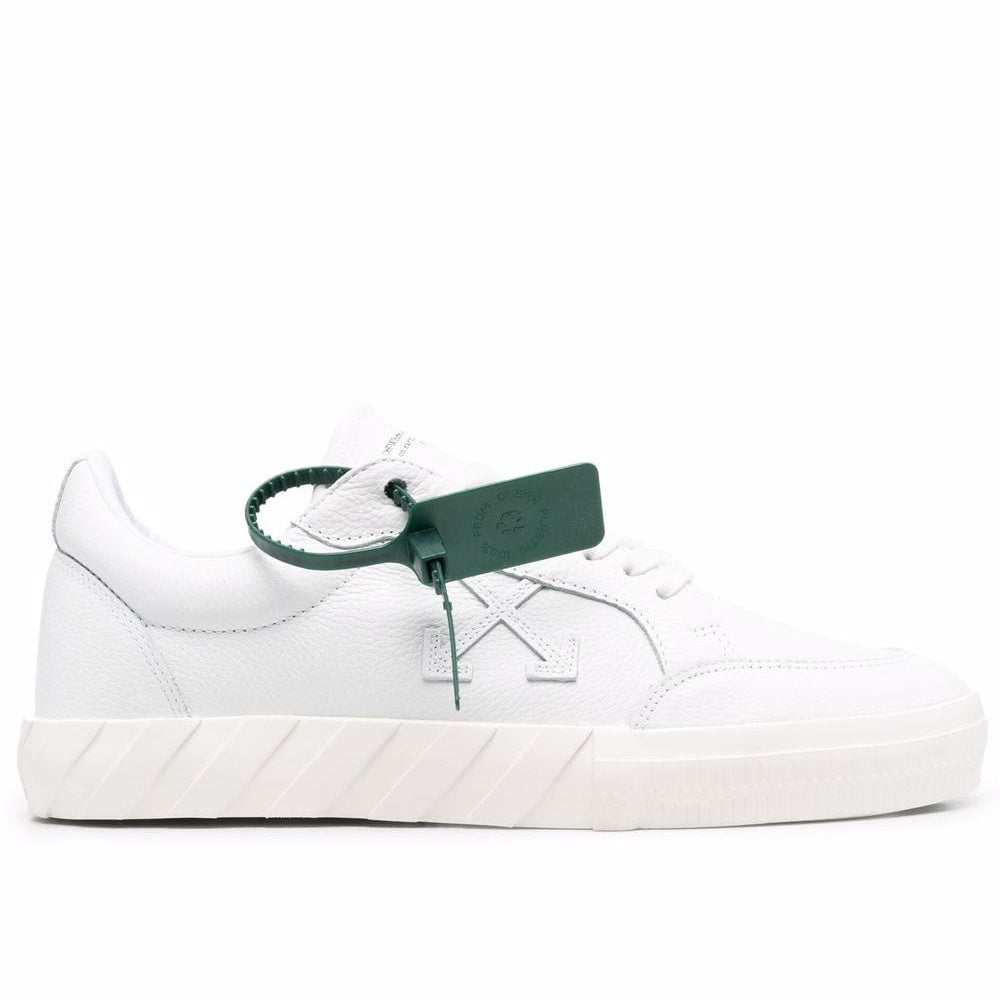 Off White vucanized  casual sneakers low white