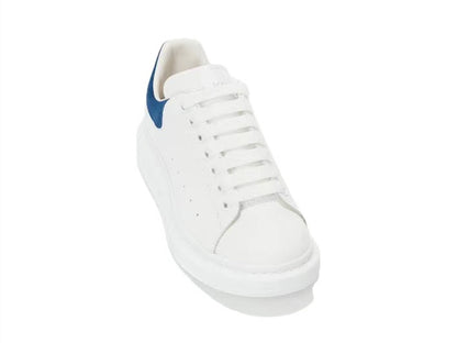 Alexander Mcqueen Women's Oversized Sneaker in White/paris Blue