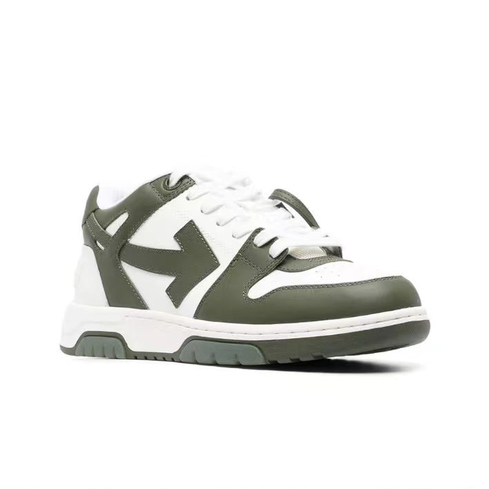 Off White out of office sneaker white/navy green