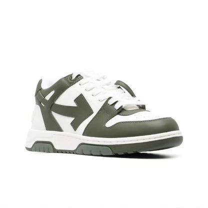 Off White out of office sneaker white/navy green