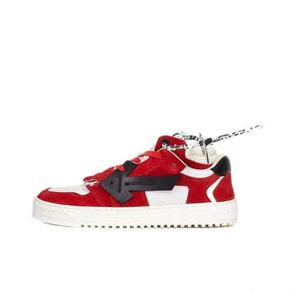 Off White off court low red/black