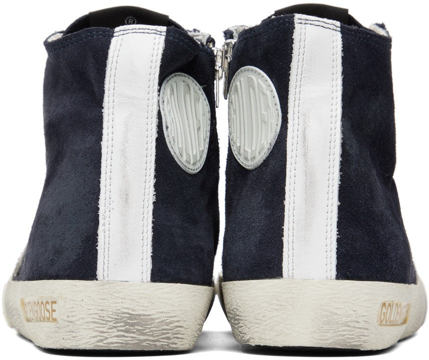 GOLDEN GOOSE Navy Francy Classic Sneakers