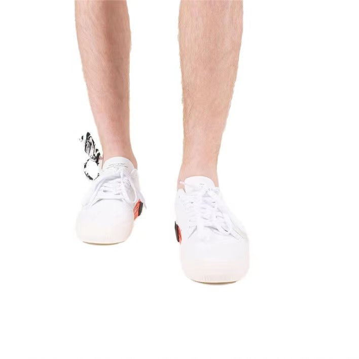 Off White c/o virgil abloh vucanized casual sneakers low white