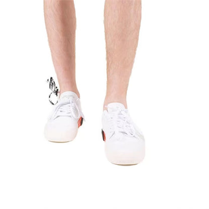 Off White c/o virgil abloh vucanized casual sneakers low white