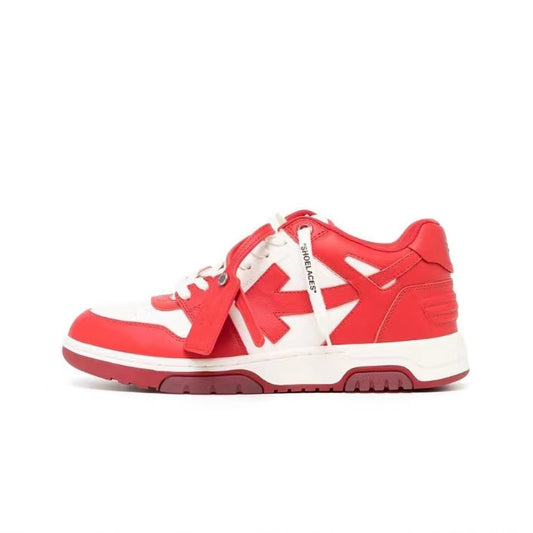 Off White out of office sneaker red
