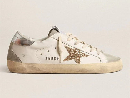 GOLDEN GOOSE Super-Star sneakers in beige with golden star