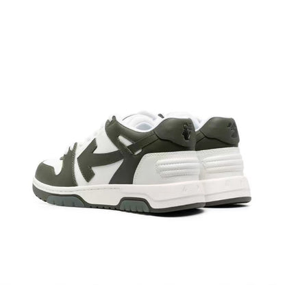 Off White out of office sneaker white/navy green