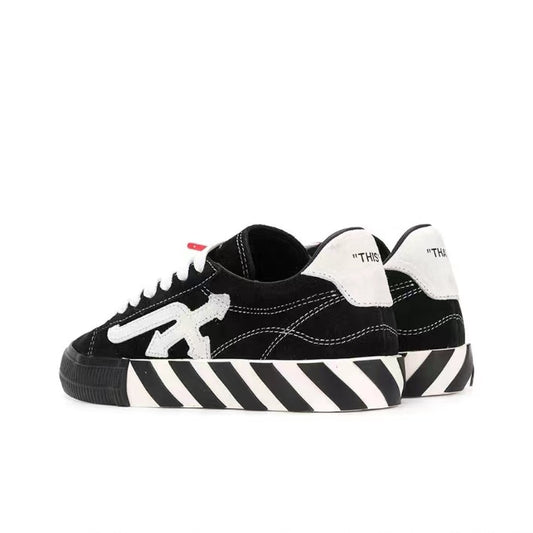 Off White flat shoes low black