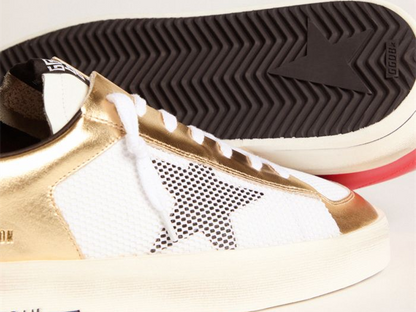 GOLDEN GOOSE Stardan sneakers with gold inserts