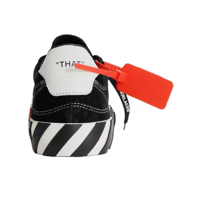 Off White suede twill sneakers Low black