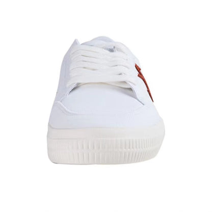Off White casual sneakers low black/white/red
