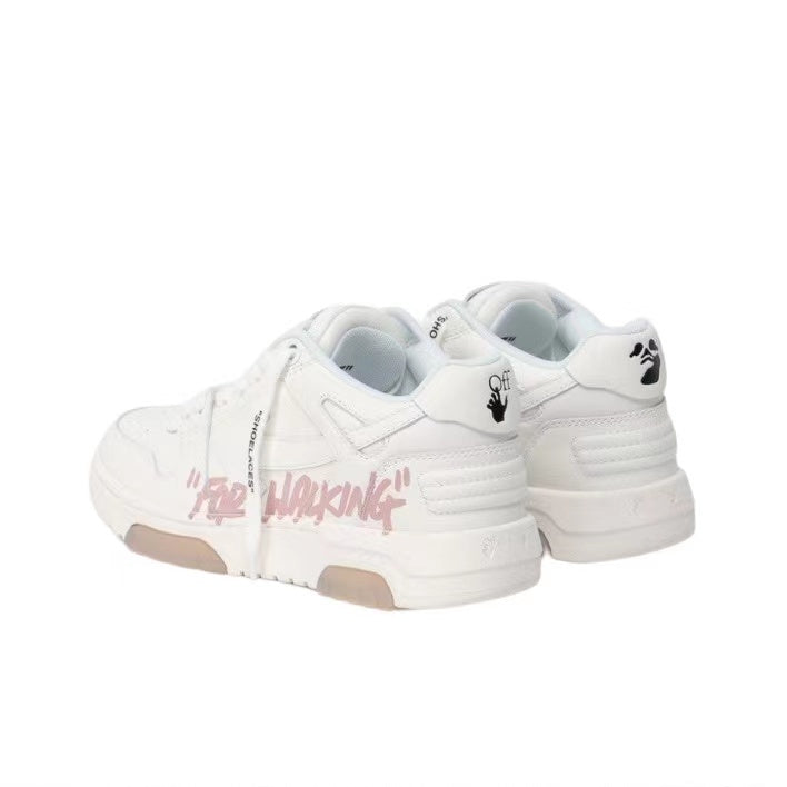 Off White out of office sneaker pink/white